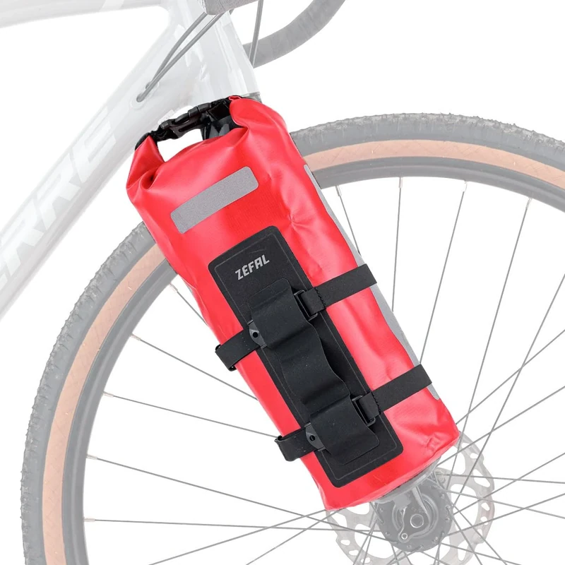 ZEFAL Bundle Pack - Bicycle Bags for Pannier Rack or Fork - Bikepacking Bag 4L + Z Adventure Cage - Waterproof - Bike Packing Bags - Gravel Bike