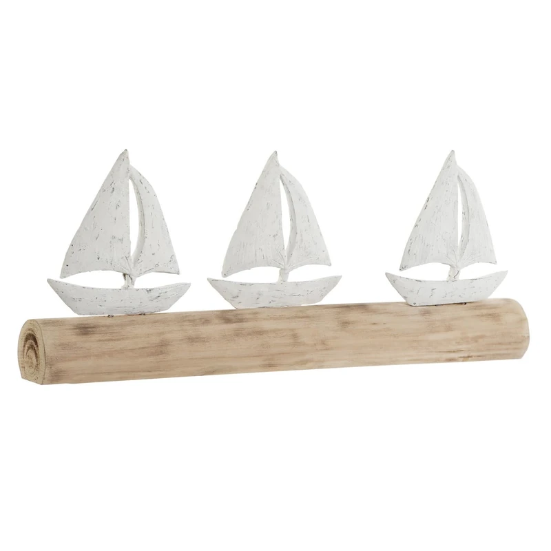 Decoration Mango Resin 62 x 8.5 x 25.5 cm White Velos