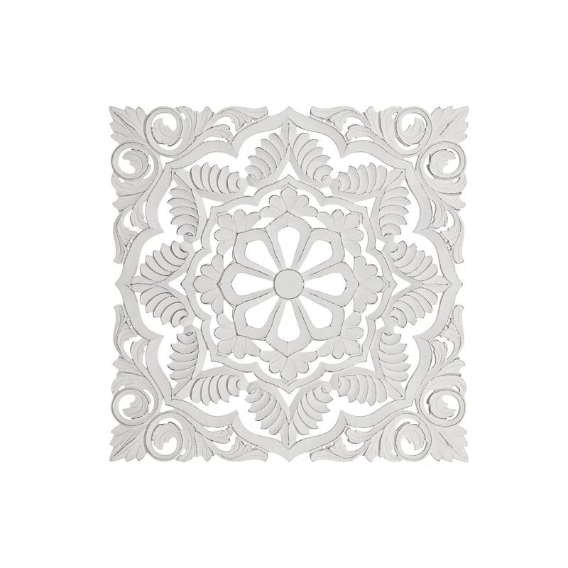 AlexandreHouse Decoracion Painted MDF 60 x 2 x 60 cm White