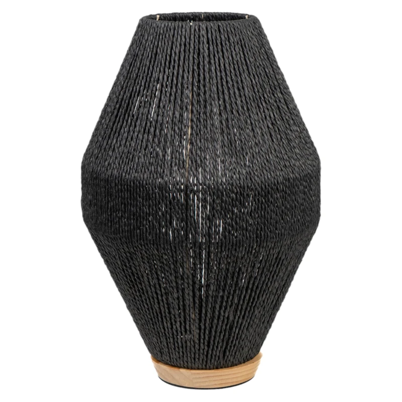 Lampara S/Mesa Cuerda Black