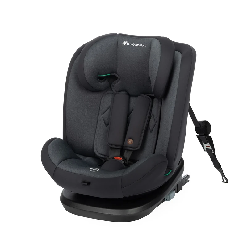Bebeconfort EverFix i-Size Car Seat, Forward Facing Car Seat, ISOFIX Car Seat, from 15 Months up to 12 Years, 9-36 kg, 76-150 cm, Tinted Black