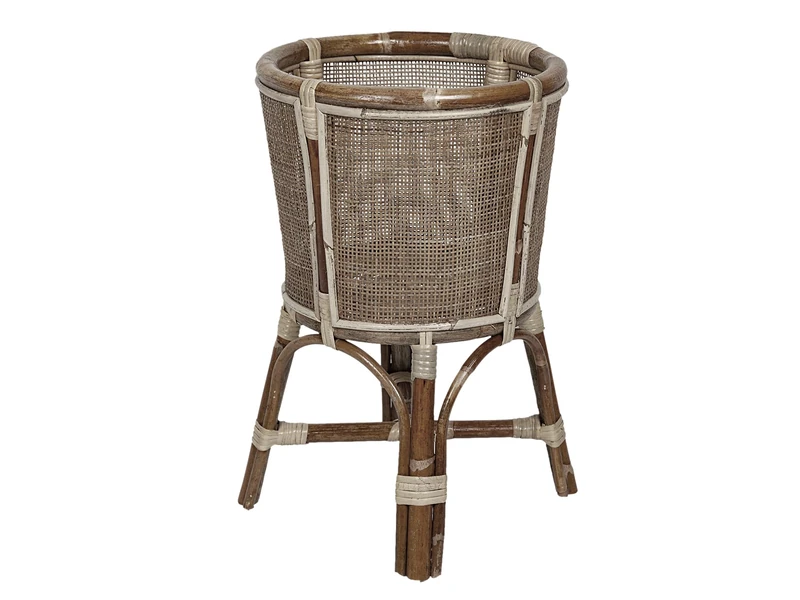 Macetero Rattan C/4 Patas
