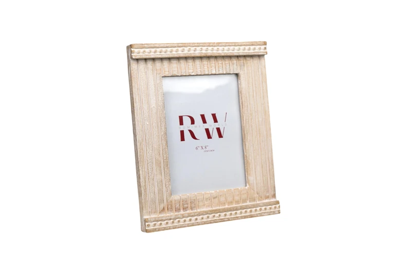MADERA NATURAL/BLANCO Photo Frame