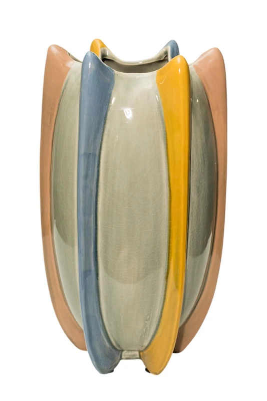 Flower Bitone Azul/Beige Terracotta