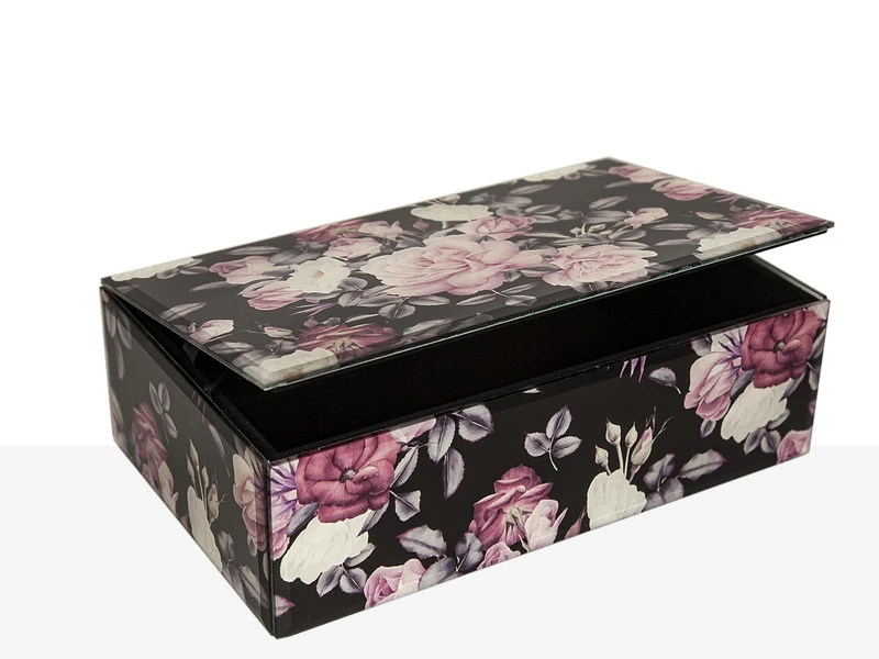 CAJA RECTANG. VIDRIO Decorative