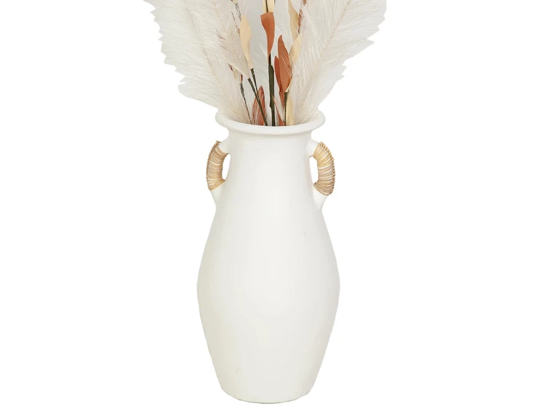 FLORERO TERRACOTA ASAS MIMBRE - Image 1