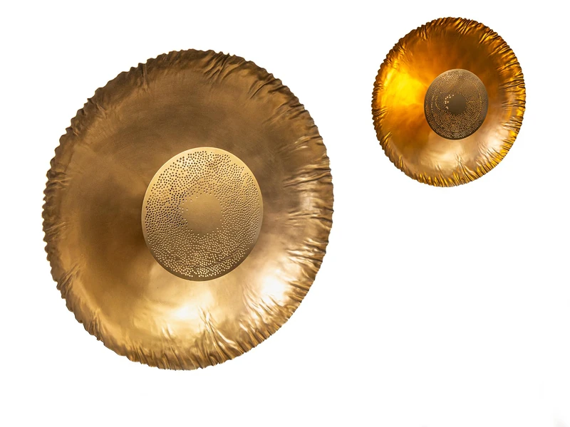 APLIQUE PARED METAL DORADO ANTIQUE E27/220240V