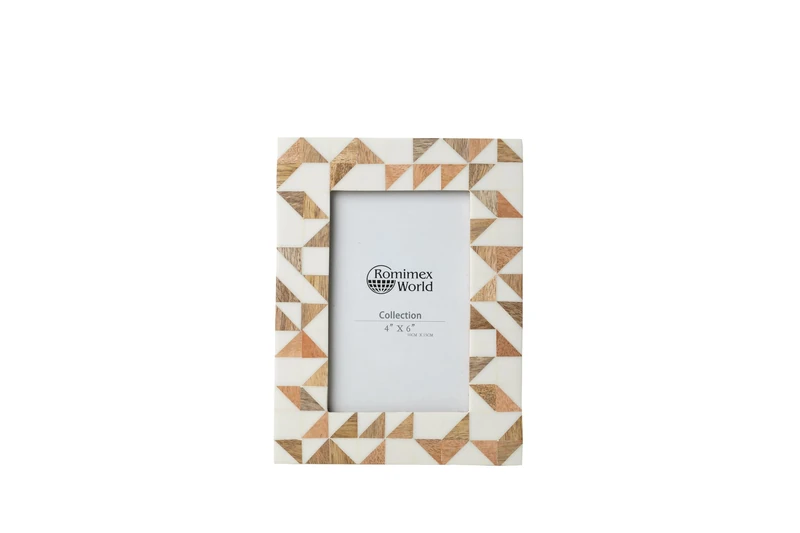 MADERA/RESIN PHOTO FRAME
