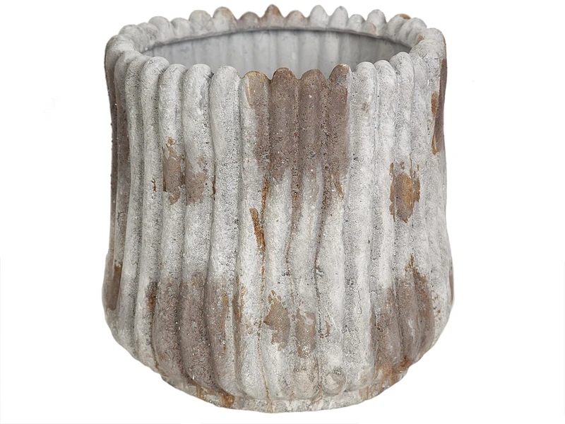 AlexandreHouse Rustic Ceramic ONDULADA MACETA Planter - Image 1