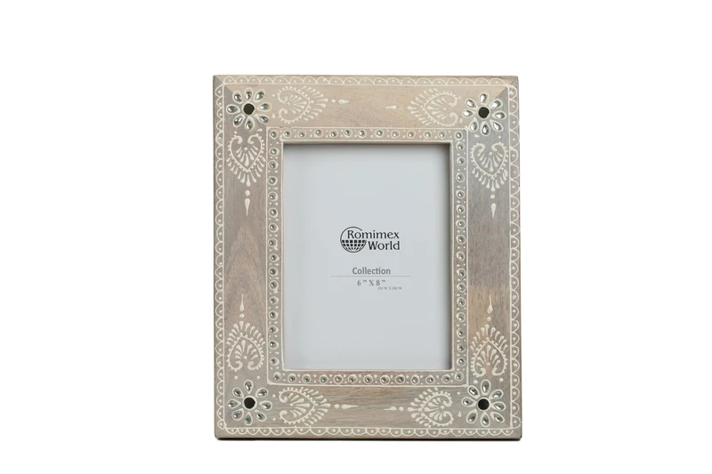MADERA PINTADO/CRYSTALITOS Photo Frame - Image 1