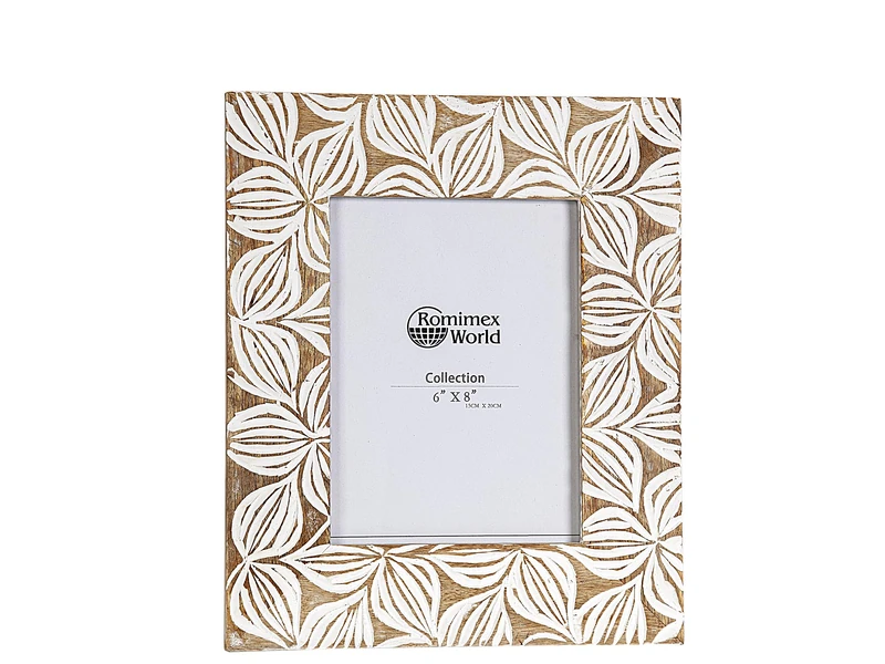 MADERA BLANCO/NATURAL PHOTO FRAME