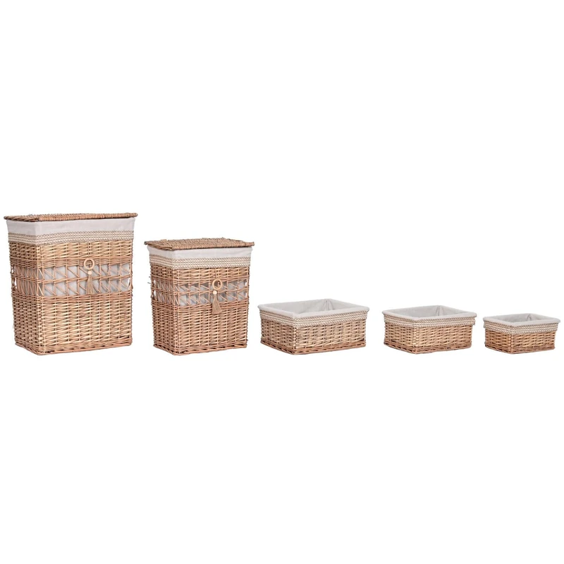 AlexandreHouse Rome Basket Set of 5 Sheets 47 x 35 x 55 cm Natural