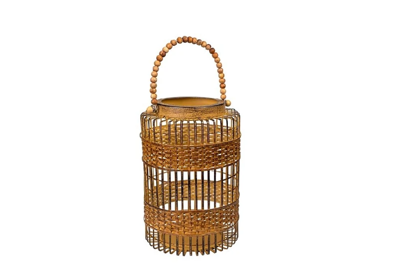 Calado Antique Metal Farol - Image 1