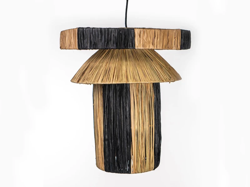 AlexandreHouse Lampara Rapfia Natural/ E27/220240V
