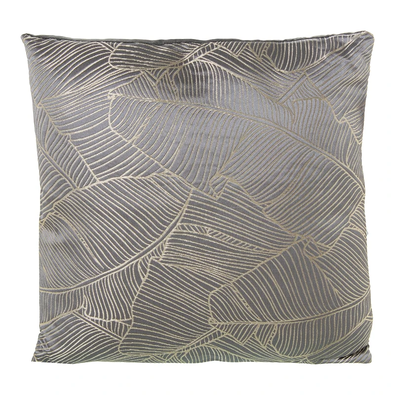 AlexandreHouse COJÍN 22132 Gris Hojas Beige C/Cream_43X43CM, 380GR, POLISTER