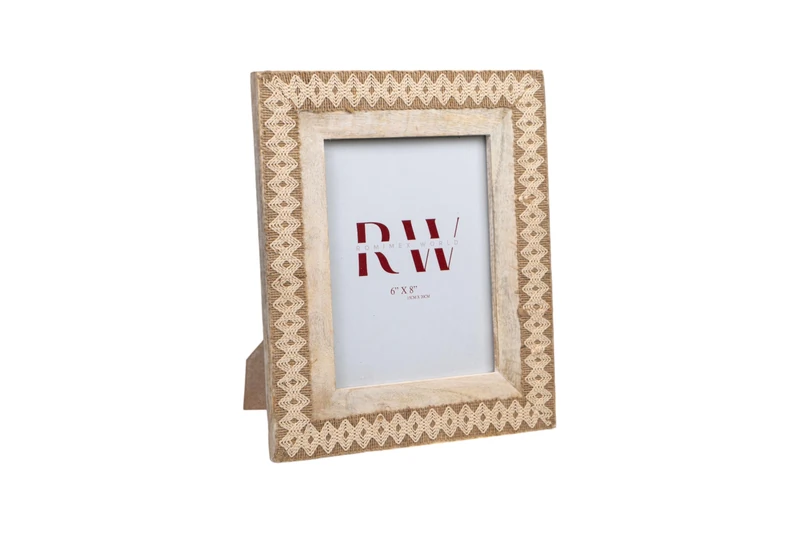 MADERA NATURAL/BLANCO Photo Frame