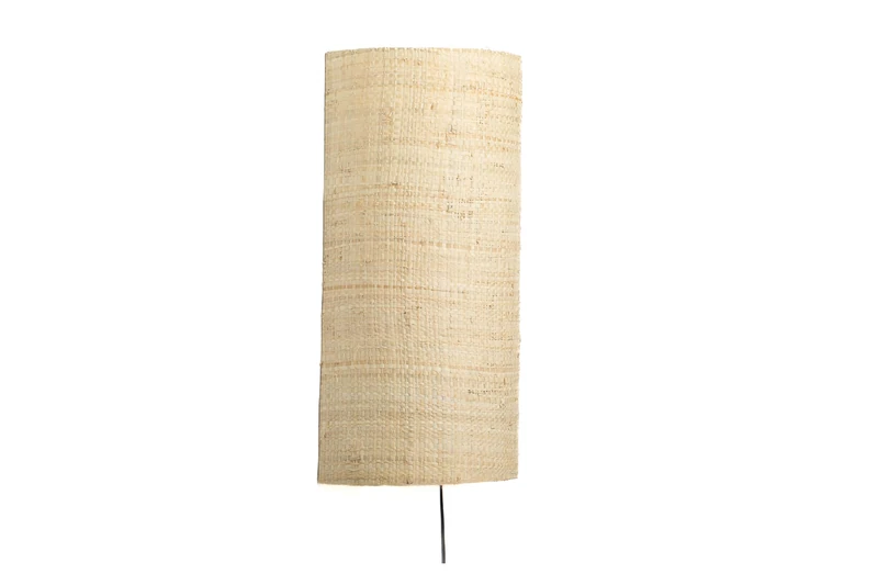 Aplique PARED CONVEXO Rattan E27/ 220240V - Image 1