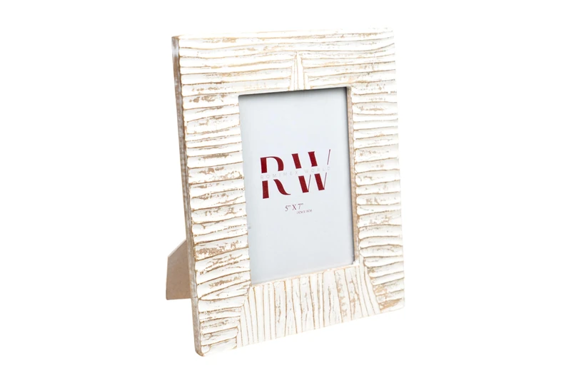 MADERA NATURAL/BLANCO Photo Frame
