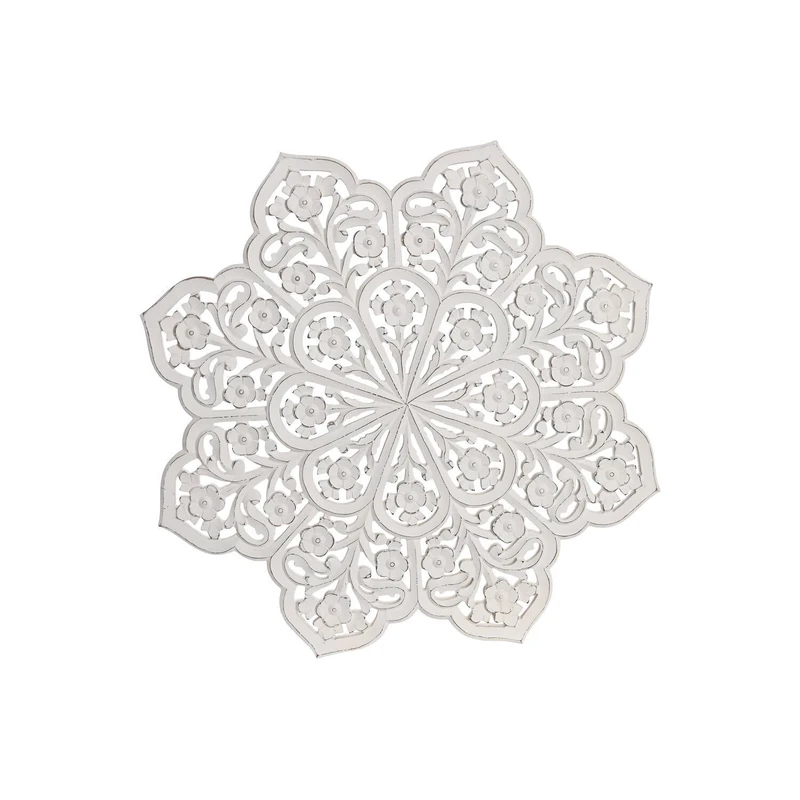 AlexandreHouse Decoracion Painted MDF 60 x 1.5 x 60 cm White