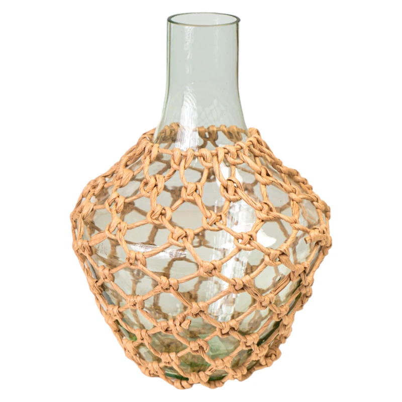 Vidrio Forrado Cuerda Bottle
