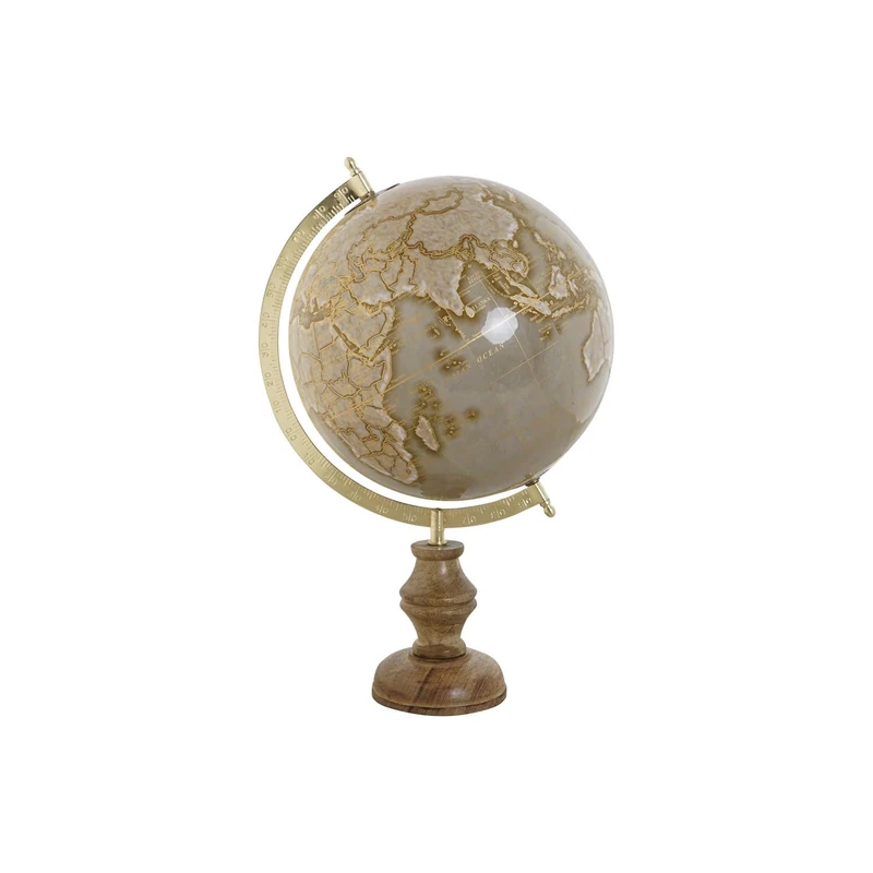 Terraque Globe PVC Mango 25 x 25 x 43 cm Brown - Image 1