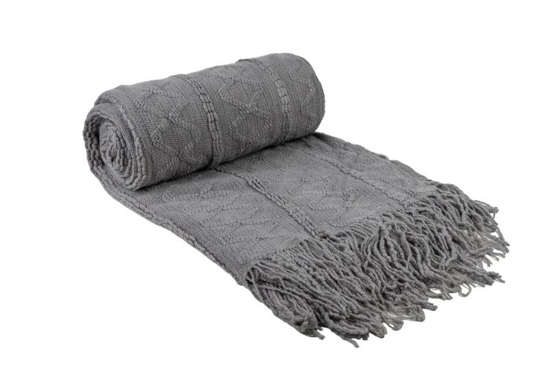 AlexandreHouse MANTA GRIS FLECOS 130 x 200 cm - Image 1