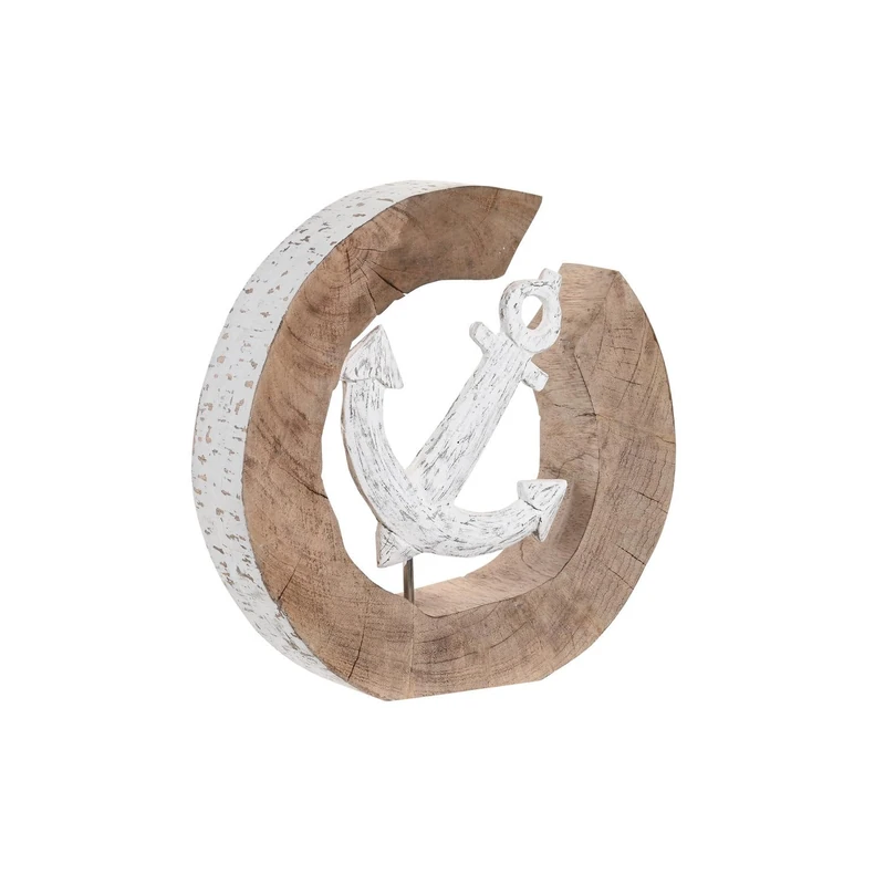 Decoration Mango Resin 28 x 6 x 27 cm Natural Anchor - Image 1