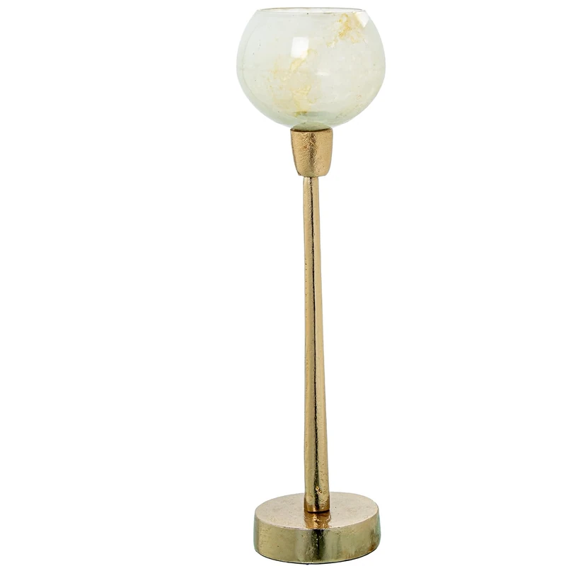 Crystal/Aluminium Dorado_° 10x44 cm Base: 10.5 cm - Image 1