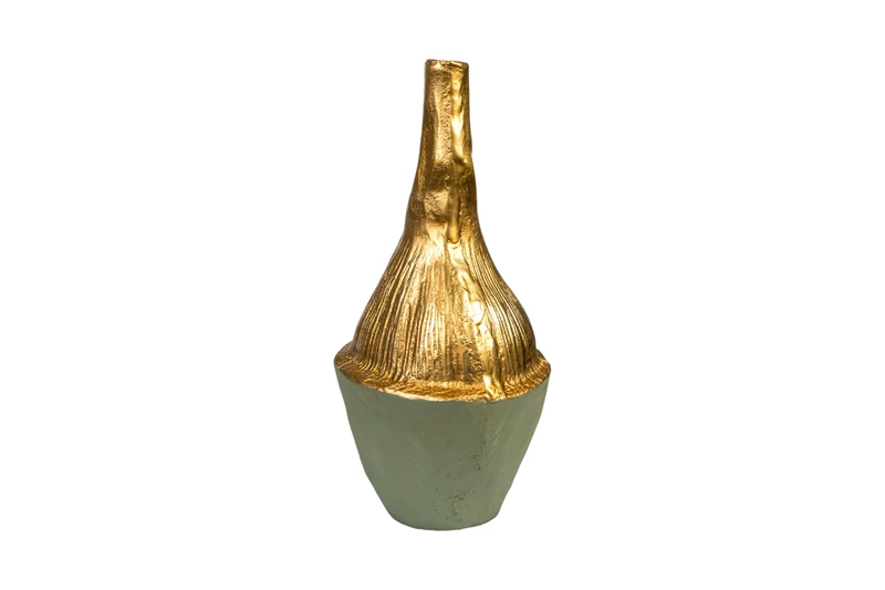 FLORERO ALUMINIUM GREEN/DORADO - Image 1