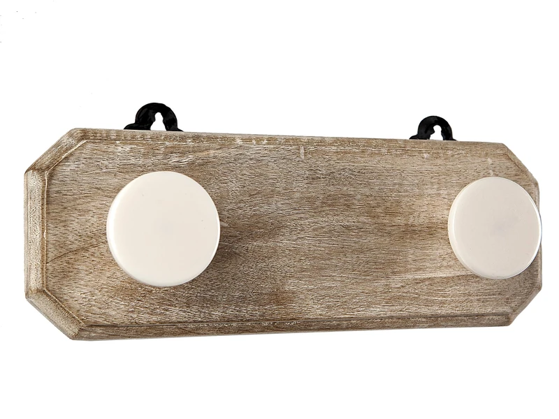 Percha Madera/Resin 2 POMOS