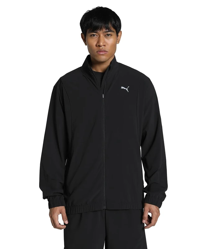 PUMA Men's Velocity Running Jacket, black, XL