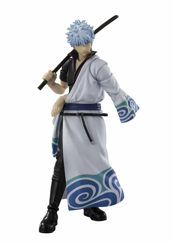 TAMASHII NATIONS S.H. Figuarts Gintama Gintoki Sakata Approx. 5.7 inches (145 mm), PVC & ABS Pre-Painted Action Figure