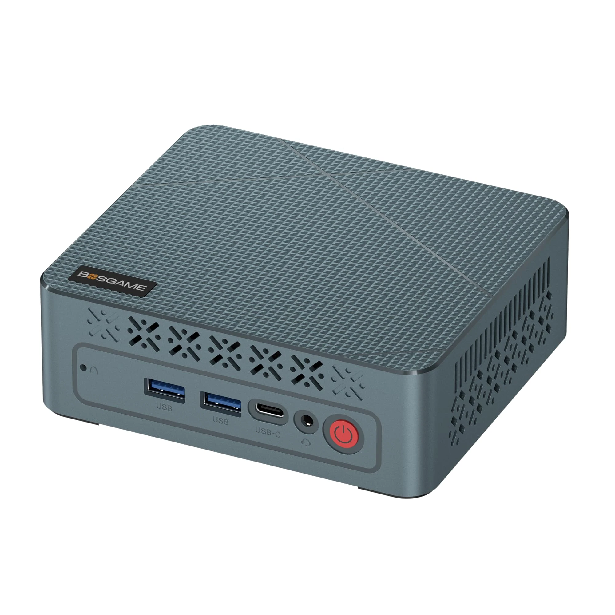 BOSGAME E2 Mini PC, Ryzen 5 3550H(up to 3.7GHz), 16GB DDR4 RAM 512GB NVMe SSD Mini Computers, 4K Triple Display HDMI, Type-C, USB3.2, RJ45 LAN, Wi-Fi 5, BT 5.0