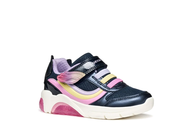 Geox Junior J Fadinlight Girl Sneakers Navy/Multicolor 25_EU