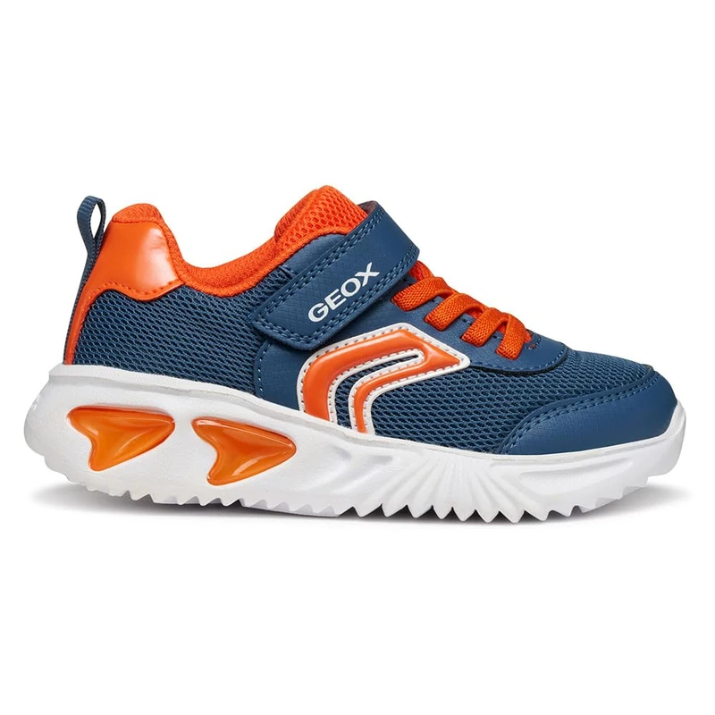 Geox Junior J Assister Boy Sneakers Avio/Orange 29_EU - Image 1