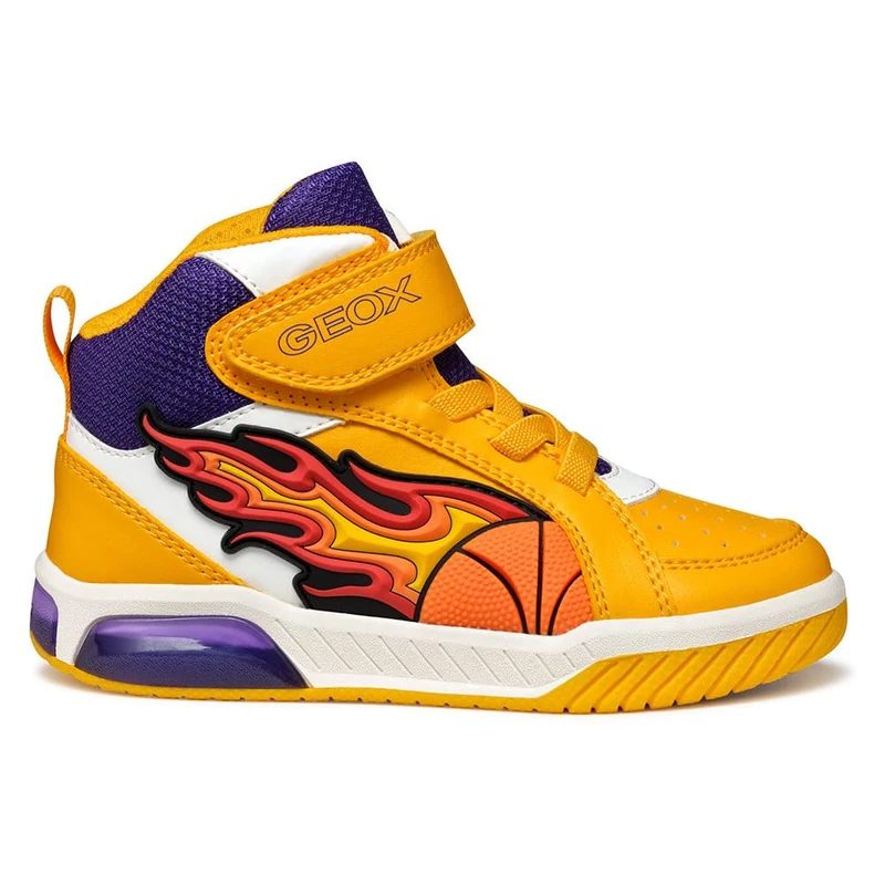 Geox Junior J Inek Boy Sneakers Yellow/Purple 35_EU