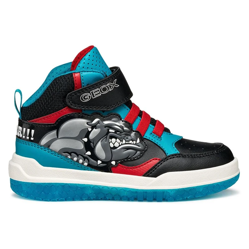 Geox Junior J Buzzerlight Boy Sneakers Black/Watersea 27_EU