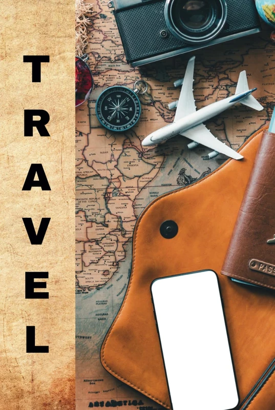 My travelogue travel journal for both men and women: With 24 inspirational quotes,240 pages ,size 5x7