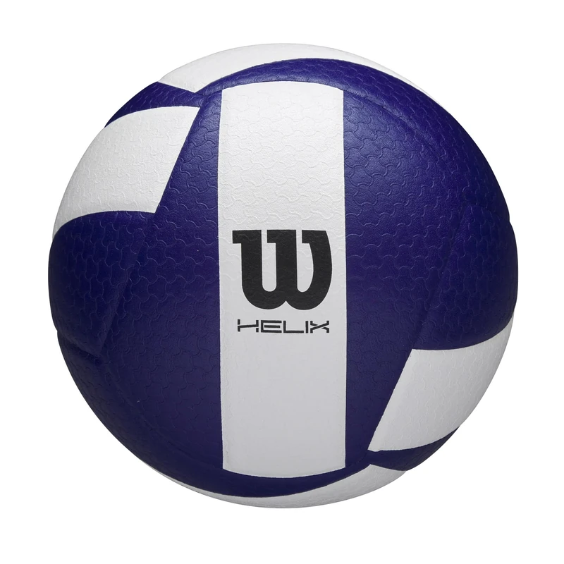 Wilson Helix Game Volleyball, Specially Designed for High Performance, Provides Advanced Grip and Optimised Control Made From Premium Micro-Fibre, Colour: Blue/White, Official Size