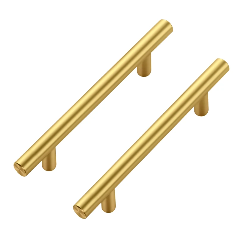 Joy Decor 60 Pack Gold Cabinet Handles, 4 in Hole Center Cabinet Pulls