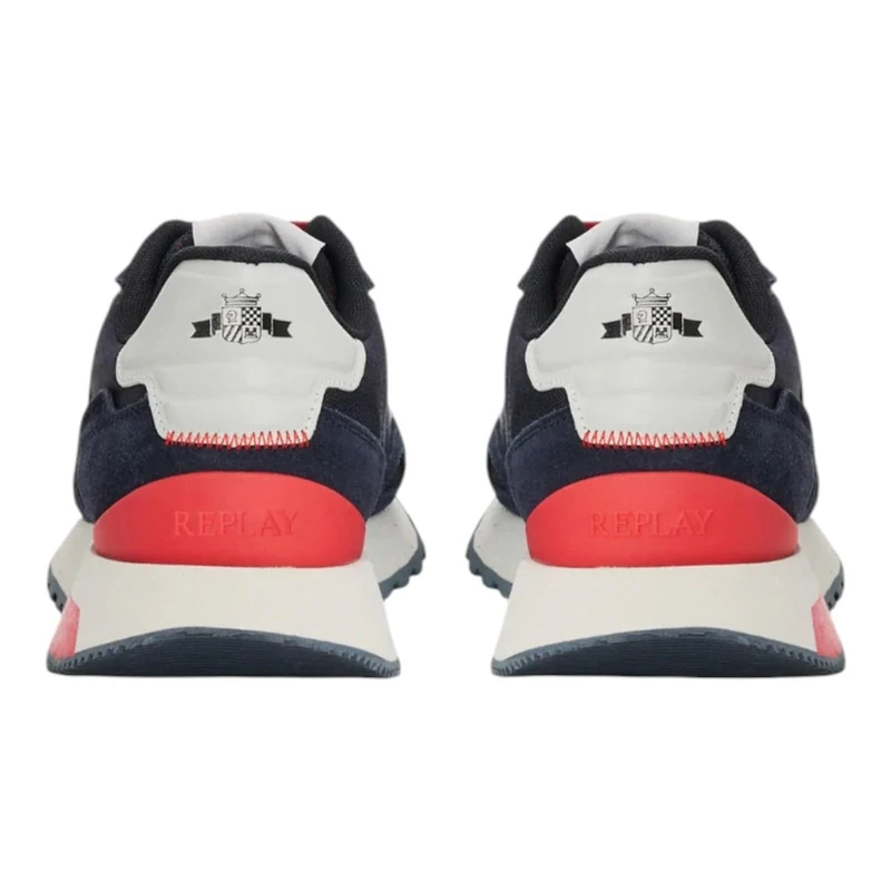 Replay Men's Bullet One Trainers, 040 Navy, 10 UK