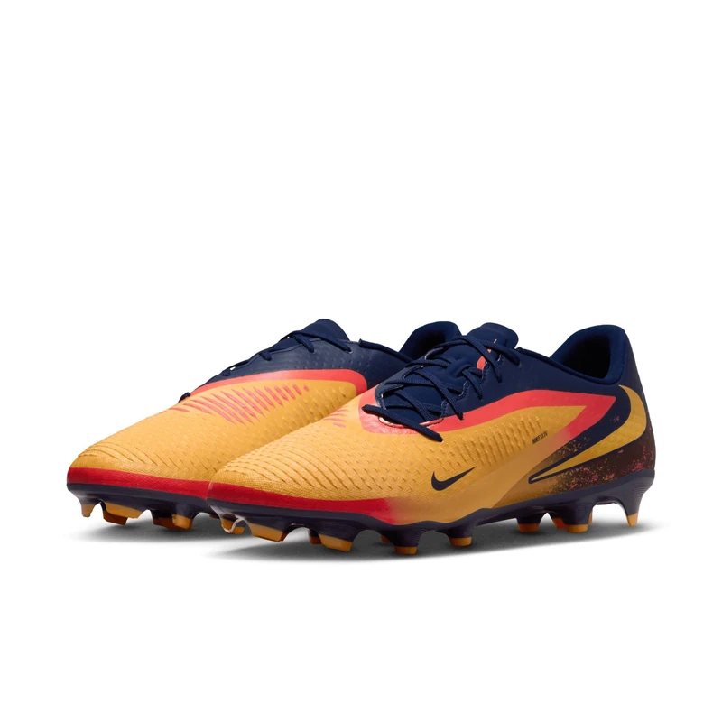 Nike Men's Phantom 360 Acad Fg/Mg Eh Football Shoes, Laser Orange/Lemon Venom/Blue, 7.5