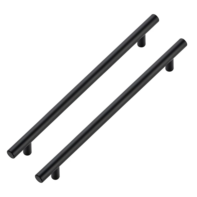 Joy Decor 60 Pack Black Cabinet Handles, 8-3/4 in Hole Center Cabinet Pulls