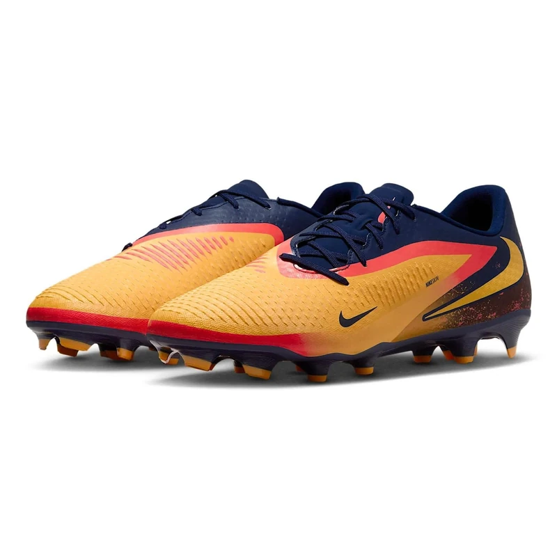 Nike Men's Phantom 360 Acad Fg/Mg Eh Football Shoes, Laser Orange/Lemon Venom/Blue, 8.5