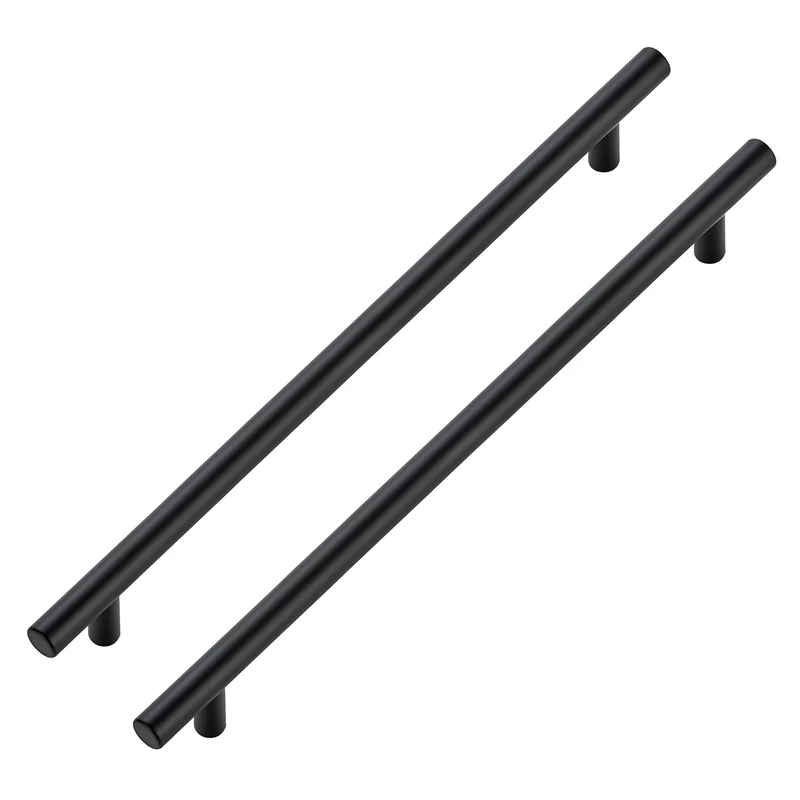 Joy Decor 60 Pack Black Cabinet Handles, 10 in Hole Center Cabinet Pulls
