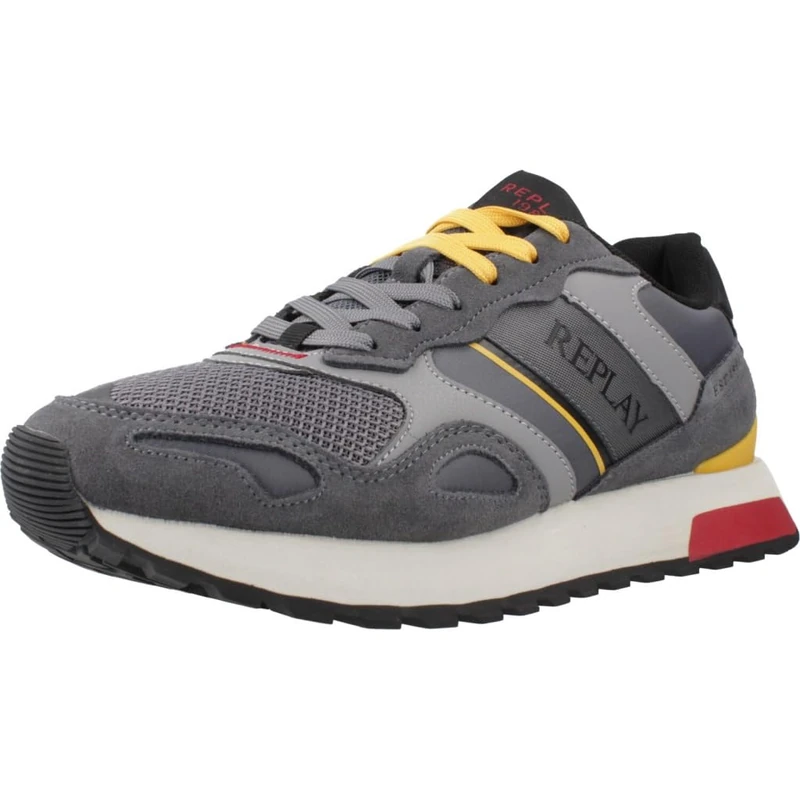 Replay Men's Bullet One Trainers, 019 DK Grey, 43 EU, 019 Dk Grey, 9.5 UK