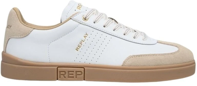 Replay Men's Polys M Scent Trainers, 3488 Milk Ecru, 42 EU, 3488 Milk Ecru, 9 UK
