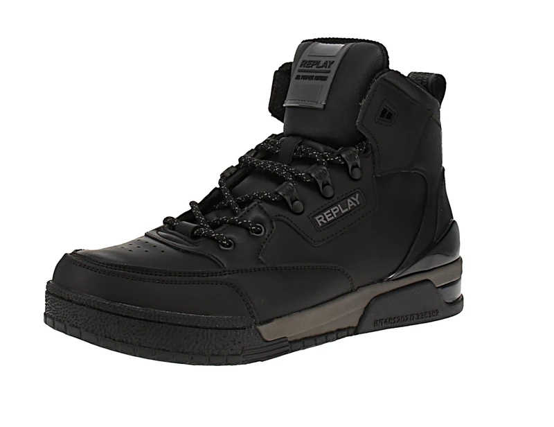 Replay Men Astro Speed X Sneaker, 003 Black, 9 UK
