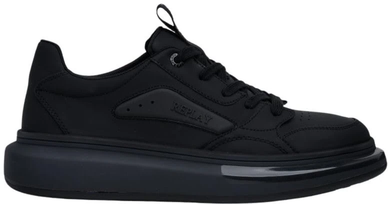 Replay Men's Glax Clear Trainers, 003 Black, 9.5 UK