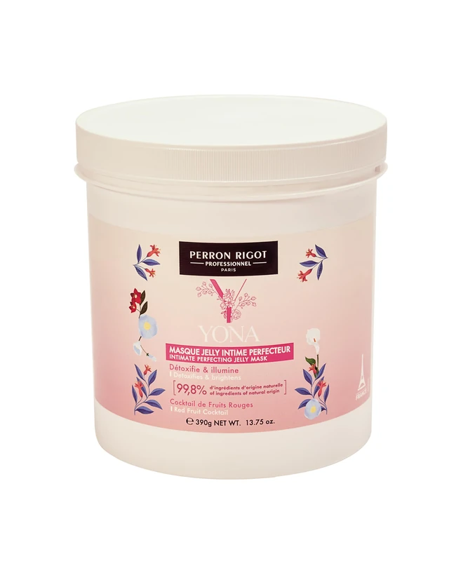 Intimate area jelly mask with strawberries, raspberries and cranberries, 99.8% natural ingredients